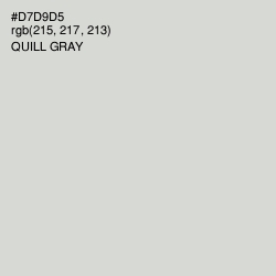 #D7D9D5 - Quill Gray Color Image